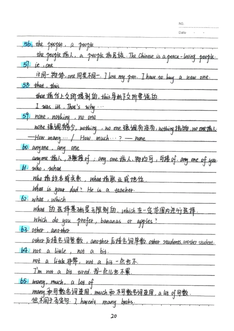 3）中考英语状元笔记(126页)_赠送小初高学霸笔记等_中考全科状元笔记