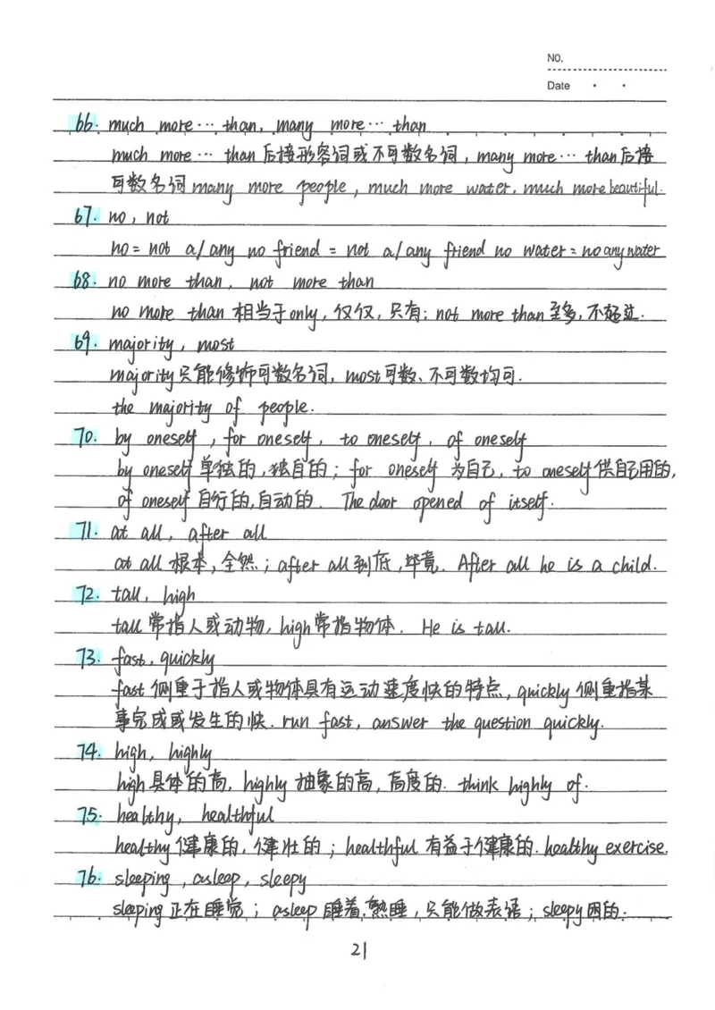 3）中考英语状元笔记(126页)_赠送小初高学霸笔记等_中考全科状元笔记