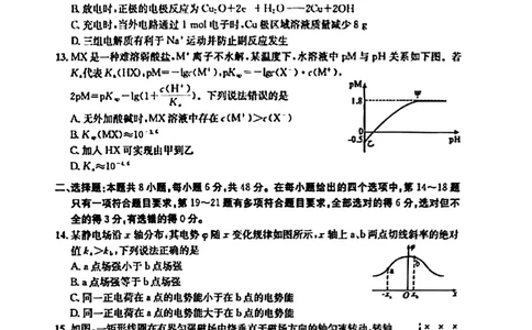 2024届四川省成都市高三二诊考试-理科综合(1)_2024年3月_013月合集_2024届四川省成都市高三二诊考试
