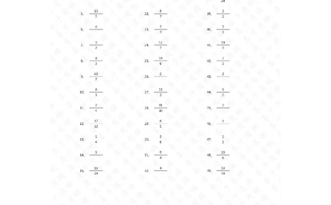 分数加法第1-20篇（初级）答案_编码0121-6年级数学口算计算_口算题（适合5年级）_分数-加法（200篇）_（分数）加法初级（100篇）