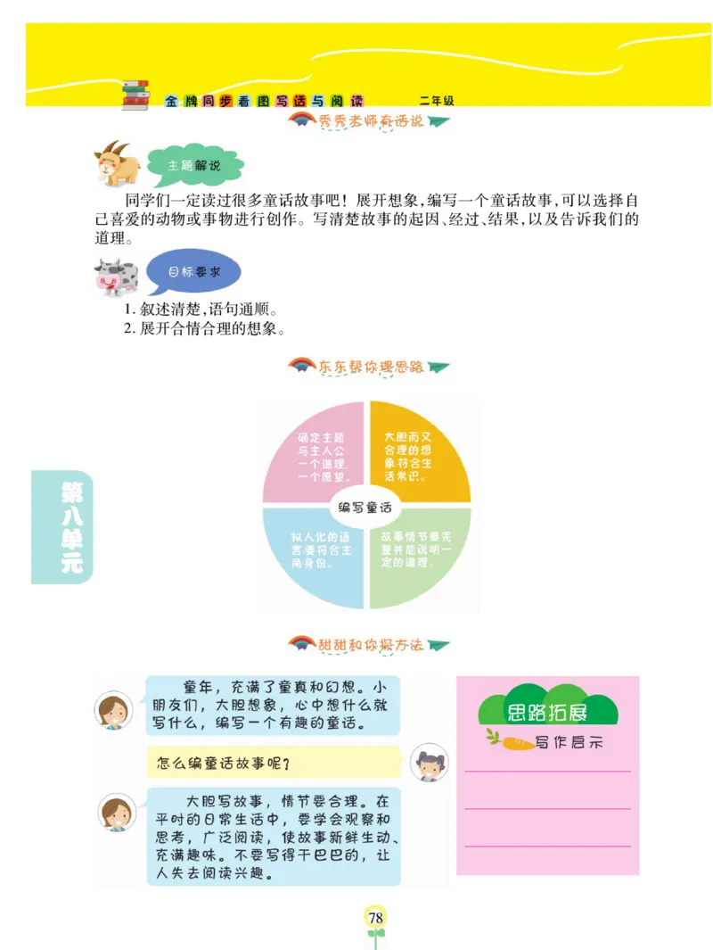 《金牌同步看图写话》语文2年级上册（RJ）_二年级上下册资料_小学二年级学习资料-25年更新版_2-01、小学二年级语文上册_2-1-2、练习题、作业、试题、试卷_电子册类