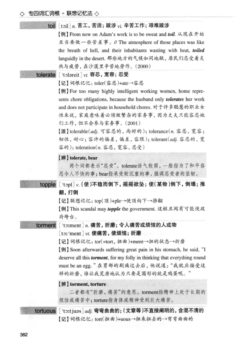 专四词汇词根+联想记忆法新东正序_2025专四专八真题及备考资料_2009-2024专四真题+备考资料_2024专四备考资料合辑（电子书）_24专四词汇_专四词汇词根+联想记忆法