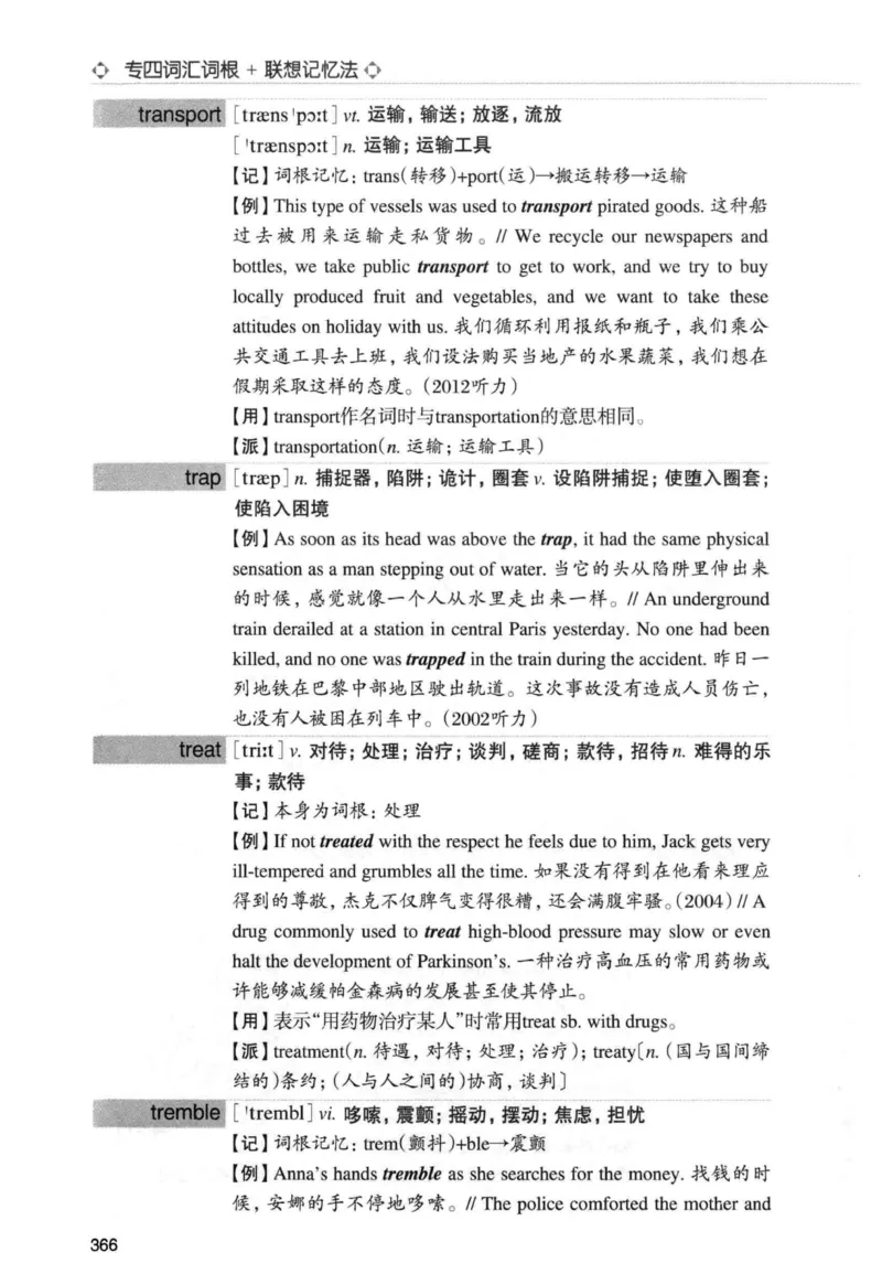 专四词汇词根+联想记忆法新东正序_2025专四专八真题及备考资料_2009-2024专四真题+备考资料_2024专四备考资料合辑（电子书）_24专四词汇_专四词汇词根+联想记忆法