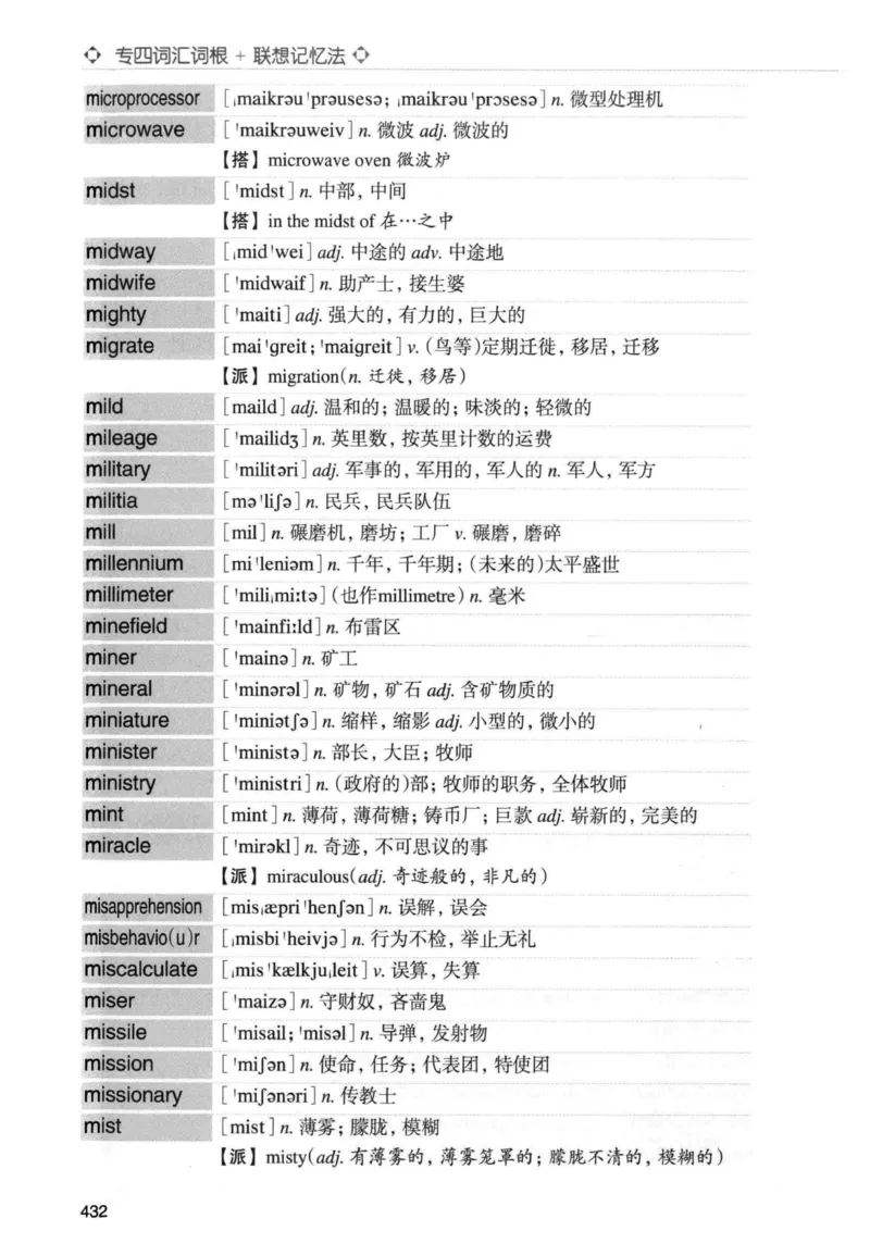专四词汇词根+联想记忆法新东正序_2025专四专八真题及备考资料_2009-2024专四真题+备考资料_2024专四备考资料合辑（电子书）_24专四词汇_专四词汇词根+联想记忆法