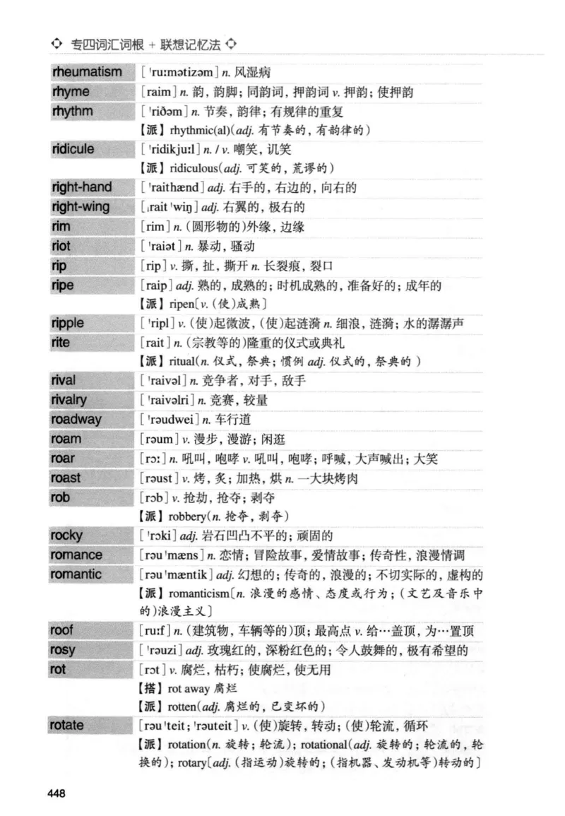专四词汇词根+联想记忆法新东正序_2025专四专八真题及备考资料_2009-2024专四真题+备考资料_2024专四备考资料合辑（电子书）_24专四词汇_专四词汇词根+联想记忆法