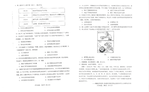 2024届安徽省合肥市高三下学期第二次教学质量检测历史试题_2024年4月_01按日期_24号_2024届安徽省合肥市高三第二次教学质量检测_2024届安徽省合肥市高三第二次教学质量检测-历史