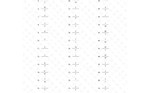 分数除法第21~40篇（初级）答案_编码0121-6年级数学口算计算_口算题（适合6年级）(1)_分数-除法（200篇）_（分数）除法初级（100篇）
