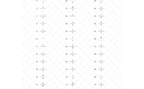 分数除法第21~40篇（初级）答案_编码0121-6年级数学口算计算_口算题（适合6年级）(1)_分数-除法（200篇）_（分数）除法初级（100篇）