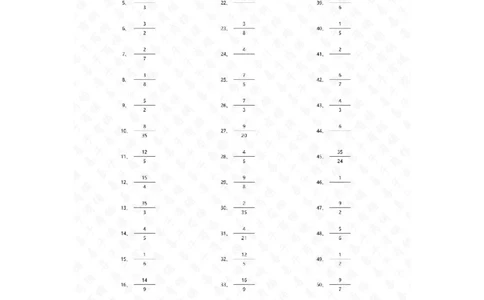 分数除法第21~40篇（初级）答案_编码0121-6年级数学口算计算_口算题（适合6年级）(1)_分数-除法（200篇）_（分数）除法初级（100篇）