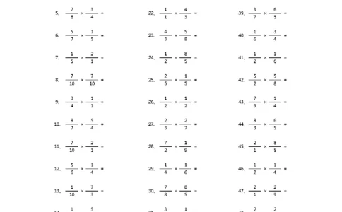 分数乘法第11-30篇（初级）_编码0121-6年级数学口算计算_口算题（适合6年级）(1)_分数-乘法（200篇）_（分数）乘法初级（100篇）