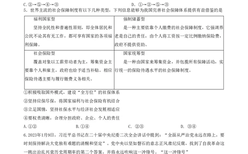 2023届辽宁省协作校高三下学期第一次模拟考试政治试题_2024年2月_01每日更新_15号_2023届辽宁省协作校高三下学期第一次模拟考试全科