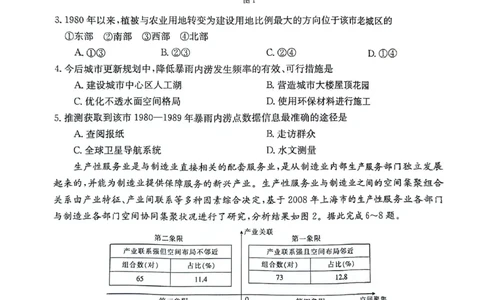 2024届广西高三4月多市联考(金太阳24-427C)地理试卷(1)_2024年4月_024月合集_2024届广西高三4月多市联考(金太阳24-427C)