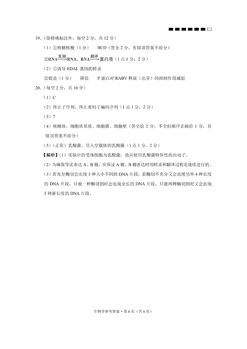 重庆市第八中学2024届高考适应性月考卷（一）生物参考答案(1)_2023年10月_0210月合集_2024届重庆市第八中学高考适应性月考卷（一）_重庆市第八中学2024届高考适应性月考卷（一）生物