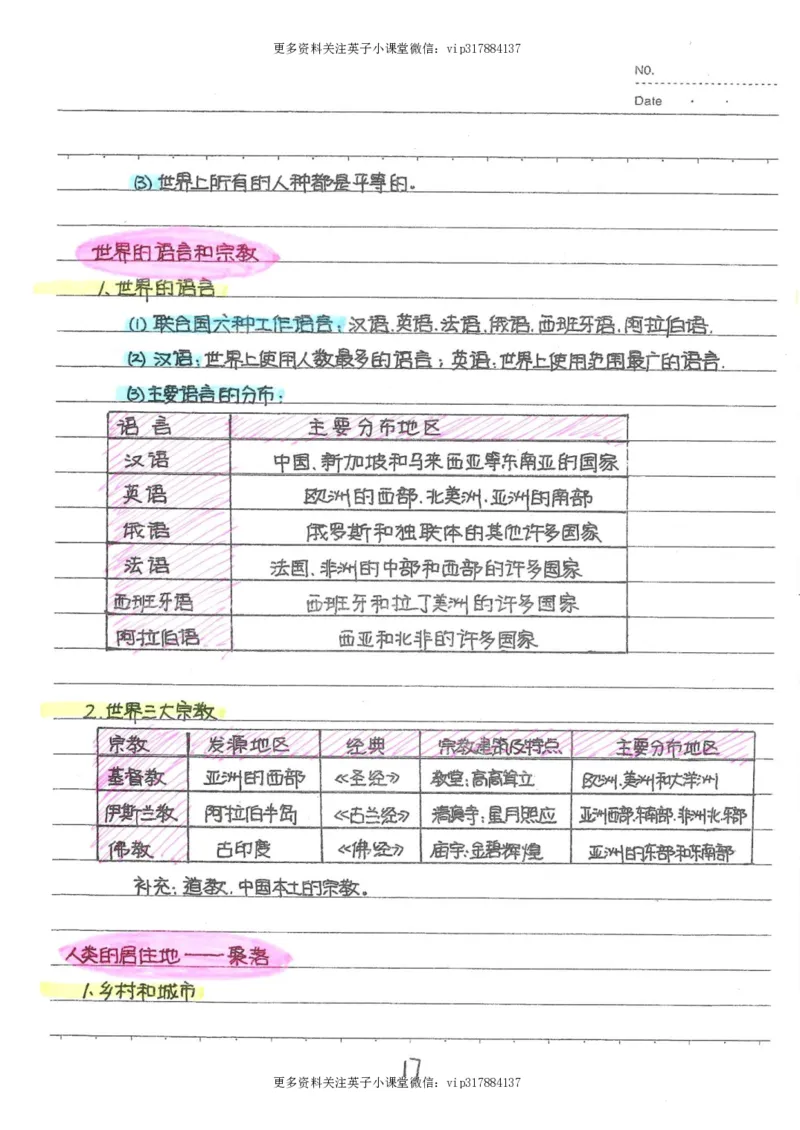 6）中考地理状元笔记（132页）_赠送小初高学霸笔记等_赠_中考状元笔记