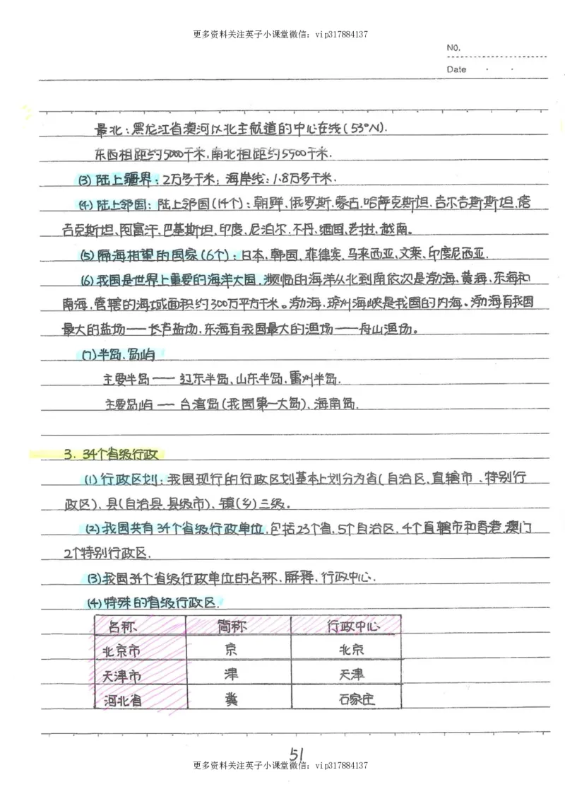 6）中考地理状元笔记（132页）_赠送小初高学霸笔记等_赠_中考状元笔记