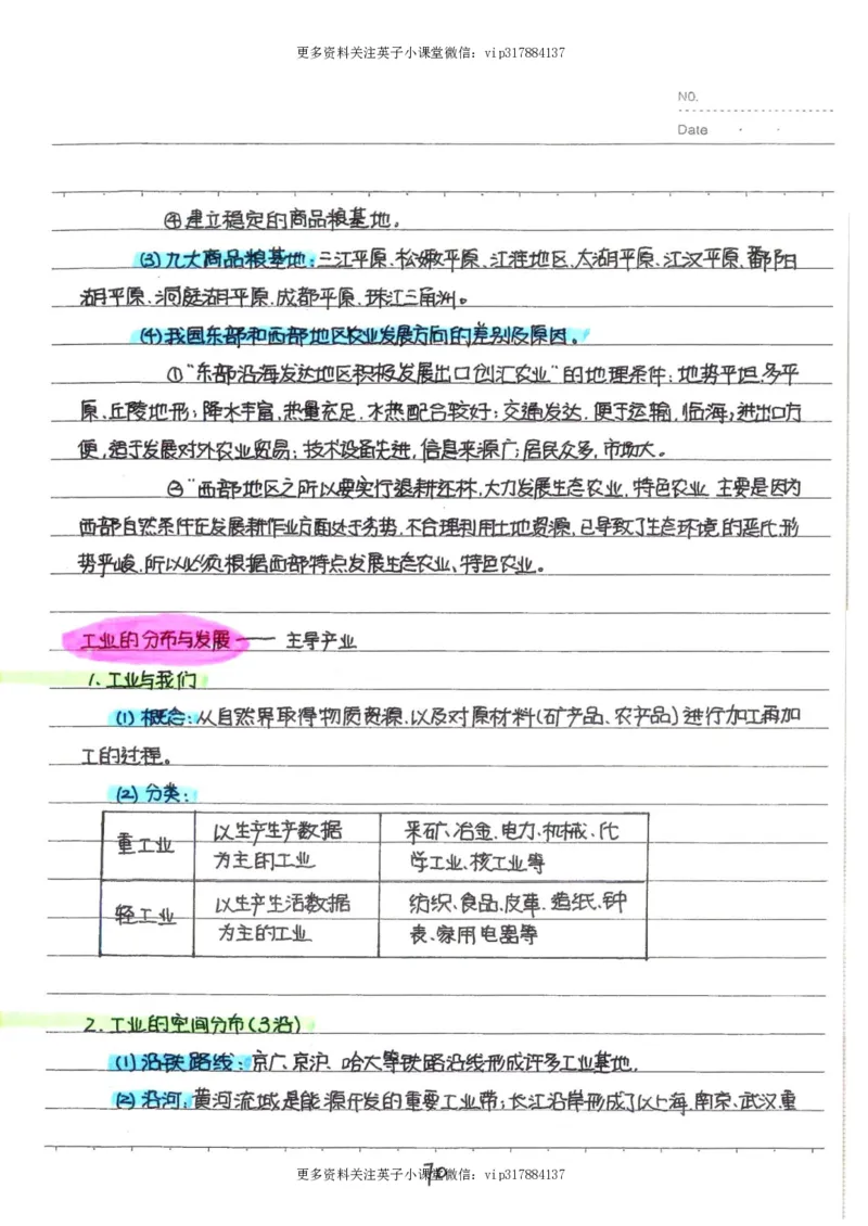 6）中考地理状元笔记（132页）_赠送小初高学霸笔记等_赠_中考状元笔记
