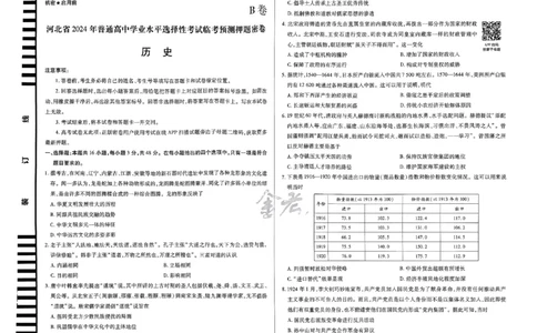 河北历史_2024高考押题卷_12024天星全系列_@@@天星临考押题密卷汇总重复_2024年tx高考临考押题密卷河北专版