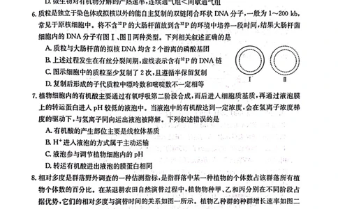 2024届广西高三4月多市联考(金太阳24-427C)生物试卷(1)_2024年4月_024月合集_2024届广西高三4月多市联考(金太阳24-427C)