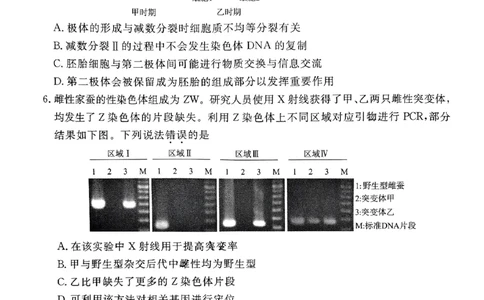 2024北京东城高三二模生物试题及答案(1)_2024年5月_025月合集_2024届北京东城区高三二模
