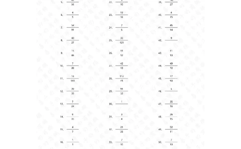 分数乘除混合第21~40篇（高级）答案_编码0121-6年级数学口算计算_口算题（适合6年级）(1)_分数-乘除混合（100篇）_（分数）乘除混合高级（100篇）