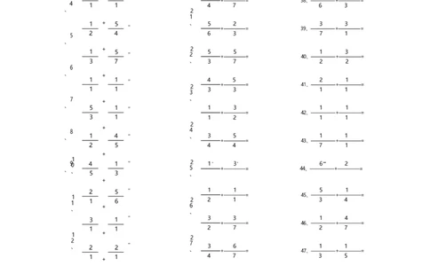 分数加法第61-80篇（初级）_编码0121-6年级数学口算计算_口算题（适合5年级）_分数-加法（200篇）_（分数）加法初级（100篇）