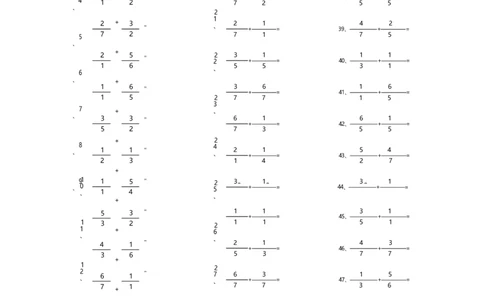 分数加法第61-80篇（初级）_编码0121-6年级数学口算计算_口算题（适合5年级）_分数-加法（200篇）_（分数）加法初级（100篇）