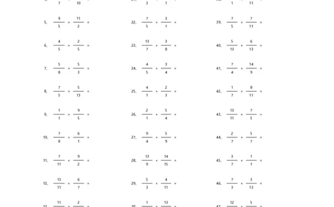 分数乘法第1-20篇_编码0121-6年级数学口算计算_口算题（适合6年级）(1)_分数-乘法（200篇）_（分数）乘法高级（100篇）