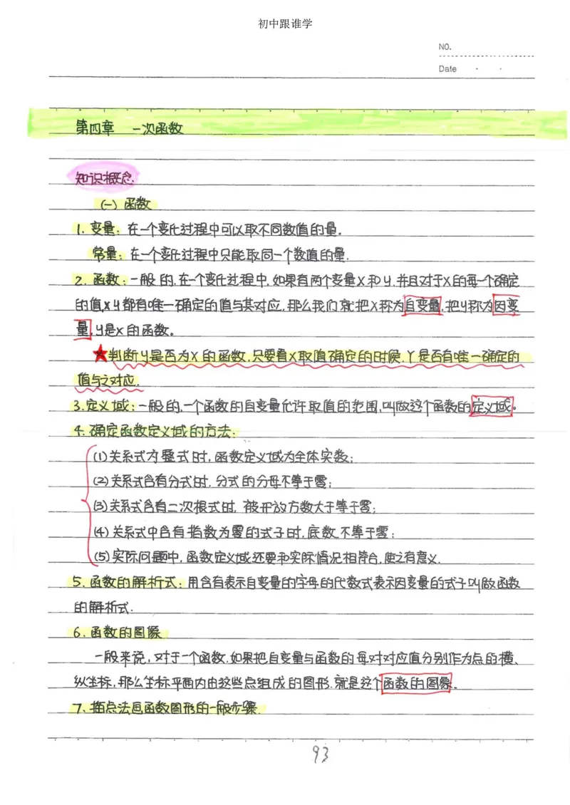 2）中考数学状元笔记（232页）_赠送小初高学霸笔记等_中考全科状元笔记