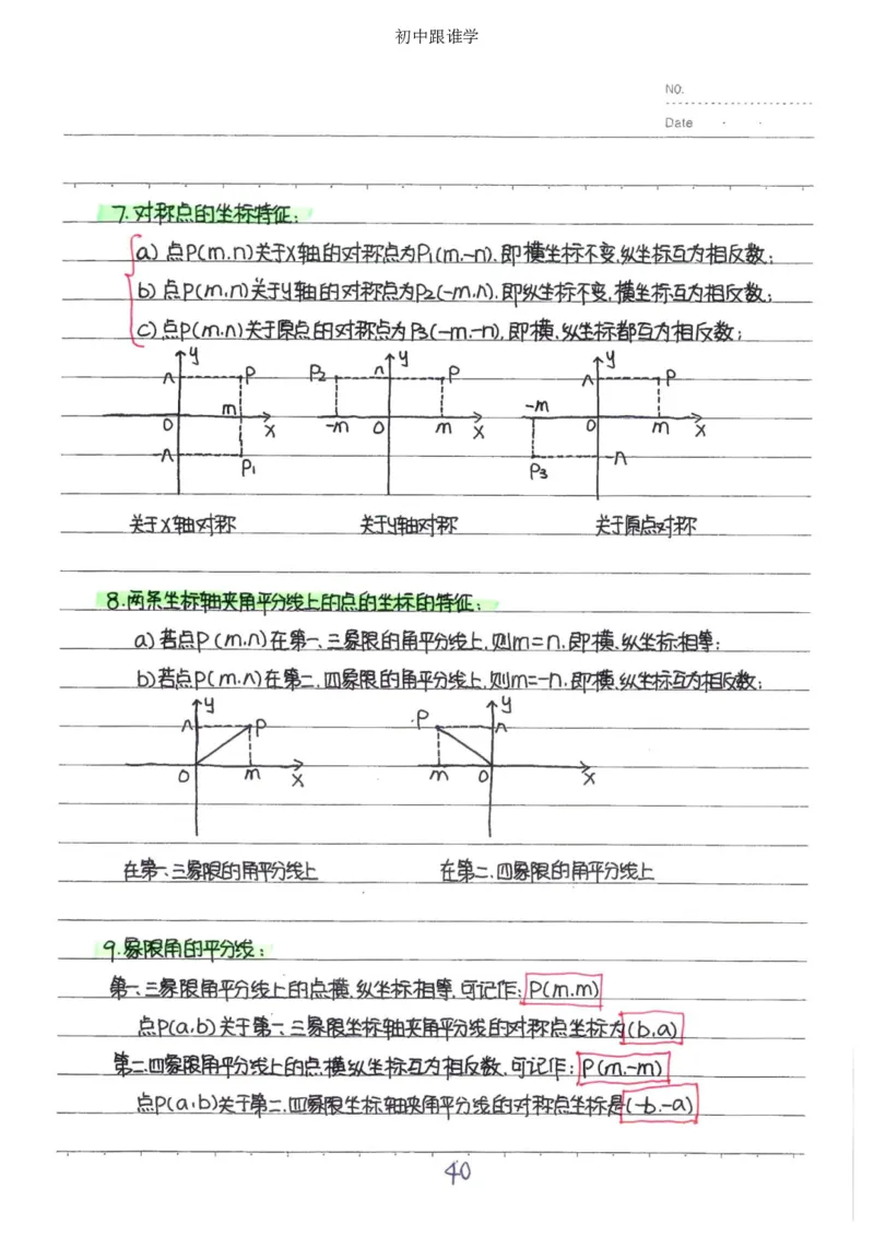 2）中考数学状元笔记（232页）_赠送小初高学霸笔记等_中考全科状元笔记