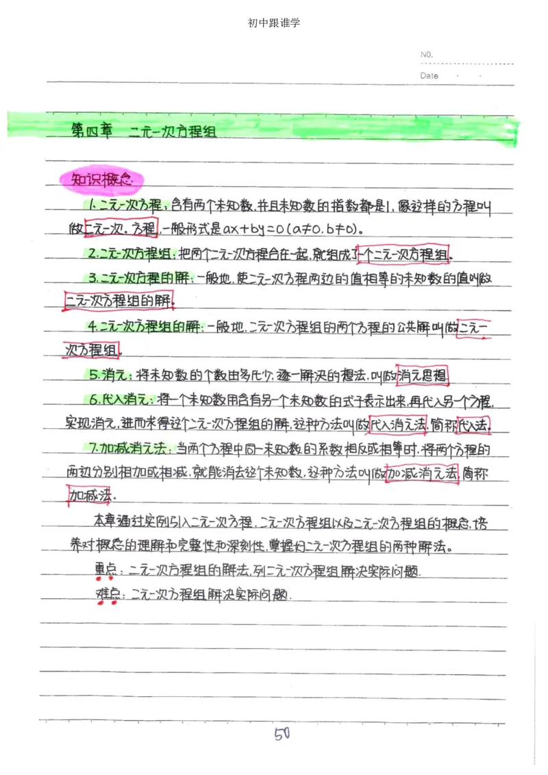 2）中考数学状元笔记（232页）_赠送小初高学霸笔记等_中考全科状元笔记