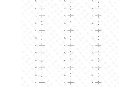 分数乘法第91~100篇（初级）答案_编码0121-6年级数学口算计算_口算题（适合6年级）(1)_分数-乘法（200篇）_（分数）乘法初级（100篇）