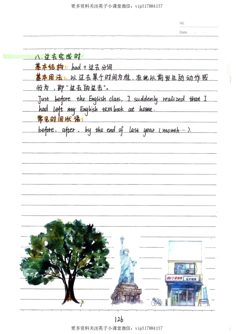 3）中考英语状元笔记（126页)_赠送小初高学霸笔记等_赠_中考状元笔记