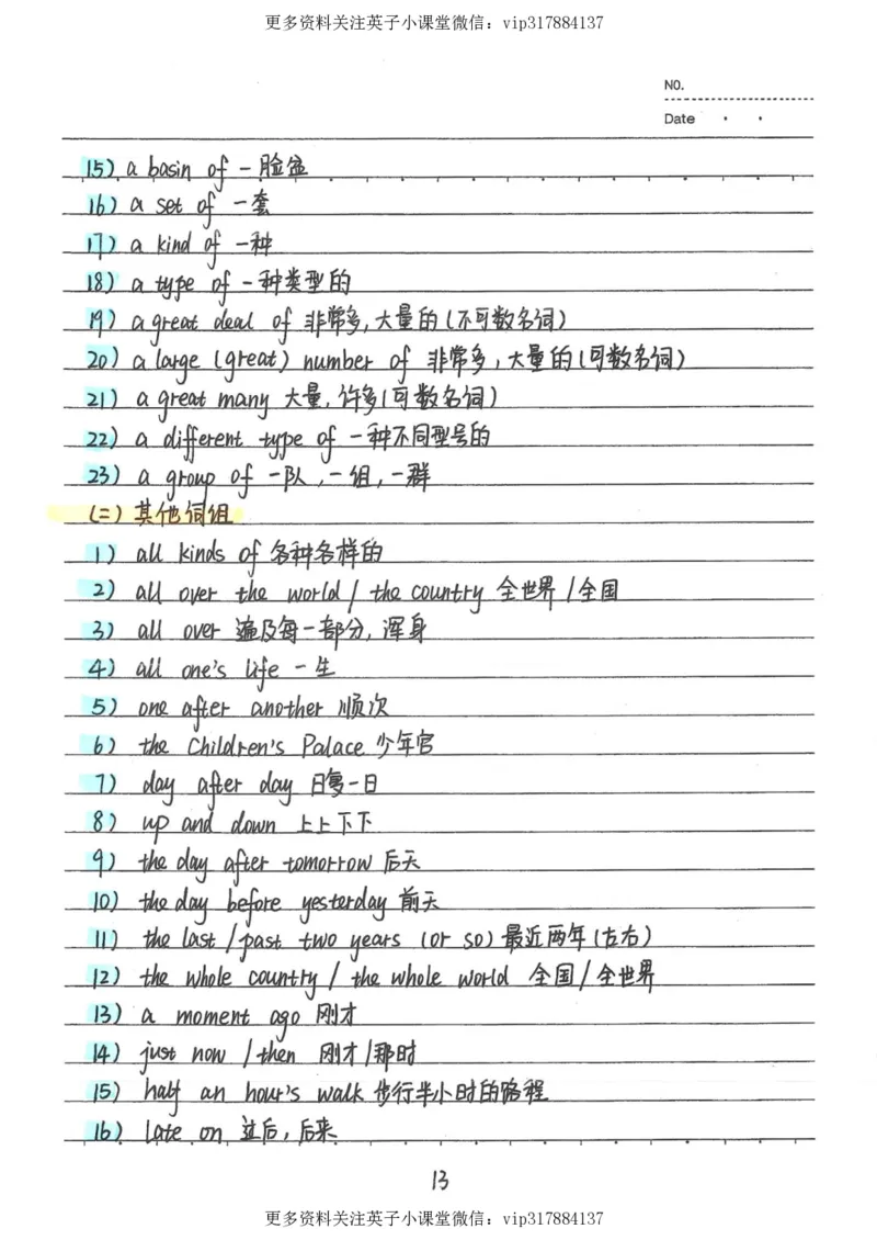 3）中考英语状元笔记（126页)_赠送小初高学霸笔记等_赠_中考状元笔记