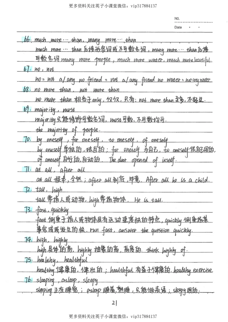 3）中考英语状元笔记（126页)_赠送小初高学霸笔记等_赠_中考状元笔记