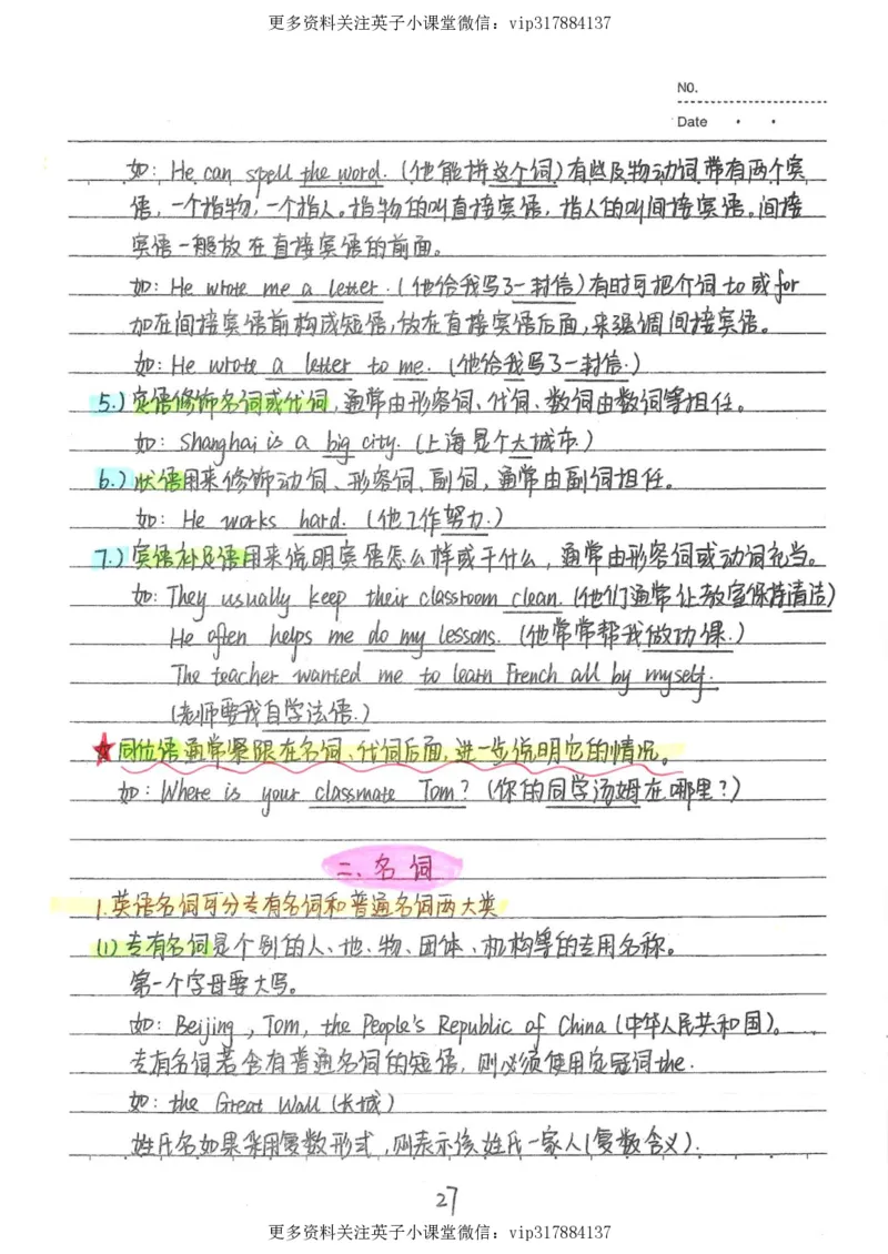 3）中考英语状元笔记（126页)_赠送小初高学霸笔记等_赠_中考状元笔记