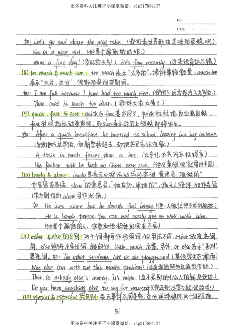 3）中考英语状元笔记（126页)_赠送小初高学霸笔记等_赠_中考状元笔记