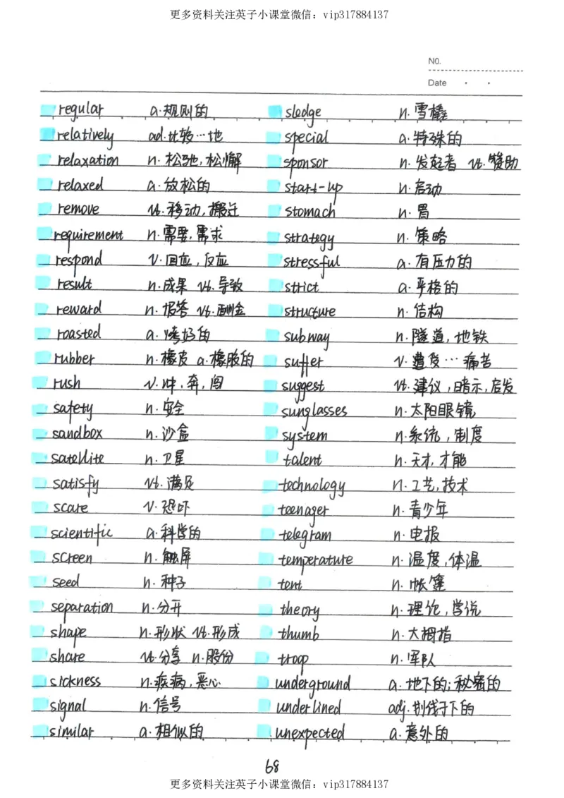 3）中考英语状元笔记（126页)_赠送小初高学霸笔记等_赠_中考状元笔记