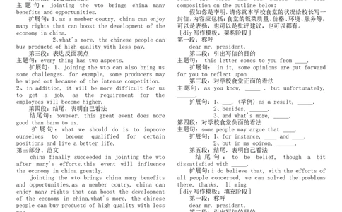 作文模板大全_英语四六级整合_英语四六级真题版本二此版为主此文件夹会持续更新_四六级单词汇总_四级单词_赠四六级加油包_星星&middot;独家资料包四六级全科提升包_写作