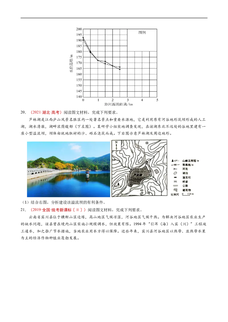 专题01地球与地图-五年（2019-2023）高考地理真题分项汇编（源卷版）_赠送：2008-2024全套高考真题_高考地理真题_送高考地理五年真题(2019-2023)分项汇编（全国通用）