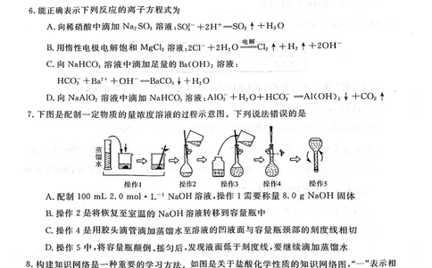 陕西省咸阳市永寿县中学2023-2024学年度高三第一次考试化学(1)_2023年9月_029月合集_2024届陕西省咸阳永寿县中学高三上学期第一次考试