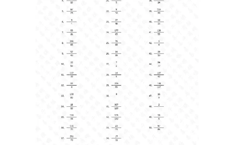 分数加法第51~70篇（高级）答案_编码0121-6年级数学口算计算_口算题（适合5年级）_分数-加法（200篇）_（分数）加法高级（100篇）