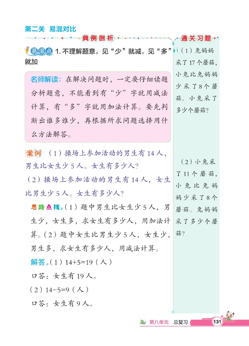《点拨》数学1年级下册（RJ）_一年级上下册资料_小学一年级学习资料-25年更新版_1-04、小学一年级数学下册_1-4-2、练习题、作业、试题、试卷_人教版_电子册