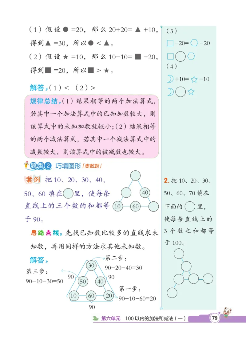 《点拨》数学1年级下册（RJ）_一年级上下册资料_小学一年级学习资料-25年更新版_1-04、小学一年级数学下册_1-4-2、练习题、作业、试题、试卷_人教版_电子册