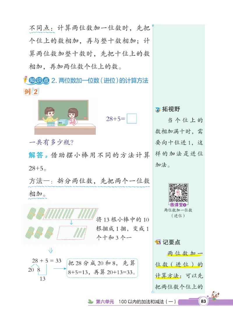 《点拨》数学1年级下册（RJ）_一年级上下册资料_小学一年级学习资料-25年更新版_1-04、小学一年级数学下册_1-4-2、练习题、作业、试题、试卷_人教版_电子册