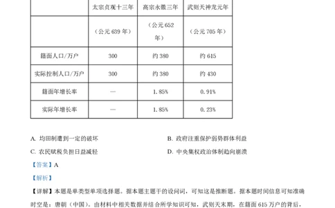 陕西金科联考高三上（开学考）-历史试题+答案(1)_2023年9月_029月合集_2024届山西省金科大联考高三上学期开学检测