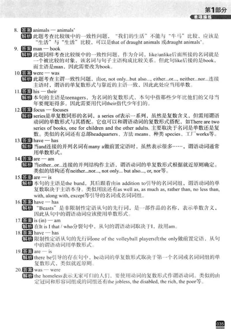 冲击波专八改错-专项冲刺（绿皮)_2025专四专八真题及备考资料_2009-2024专八真题+备考资料_专八资料电子书_24专八改错专题资料_冲击波专八改错