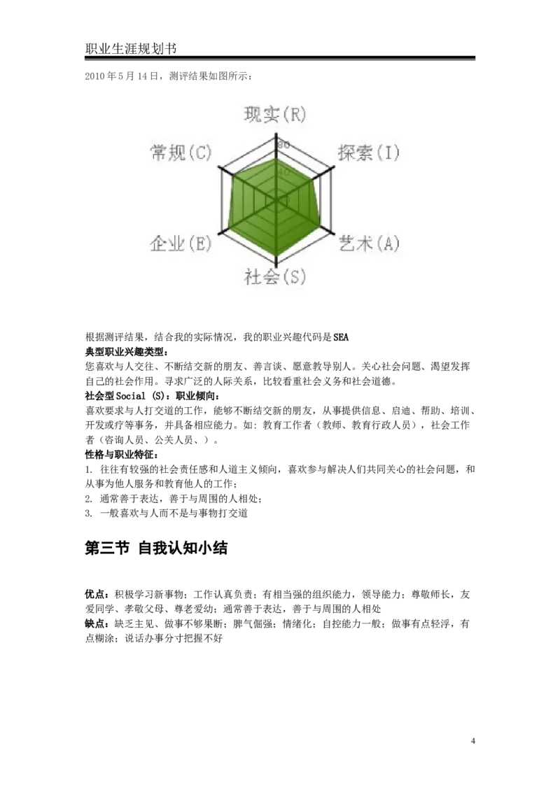 商务英语专业-职业规划书_E6-职业规划_40英语专业