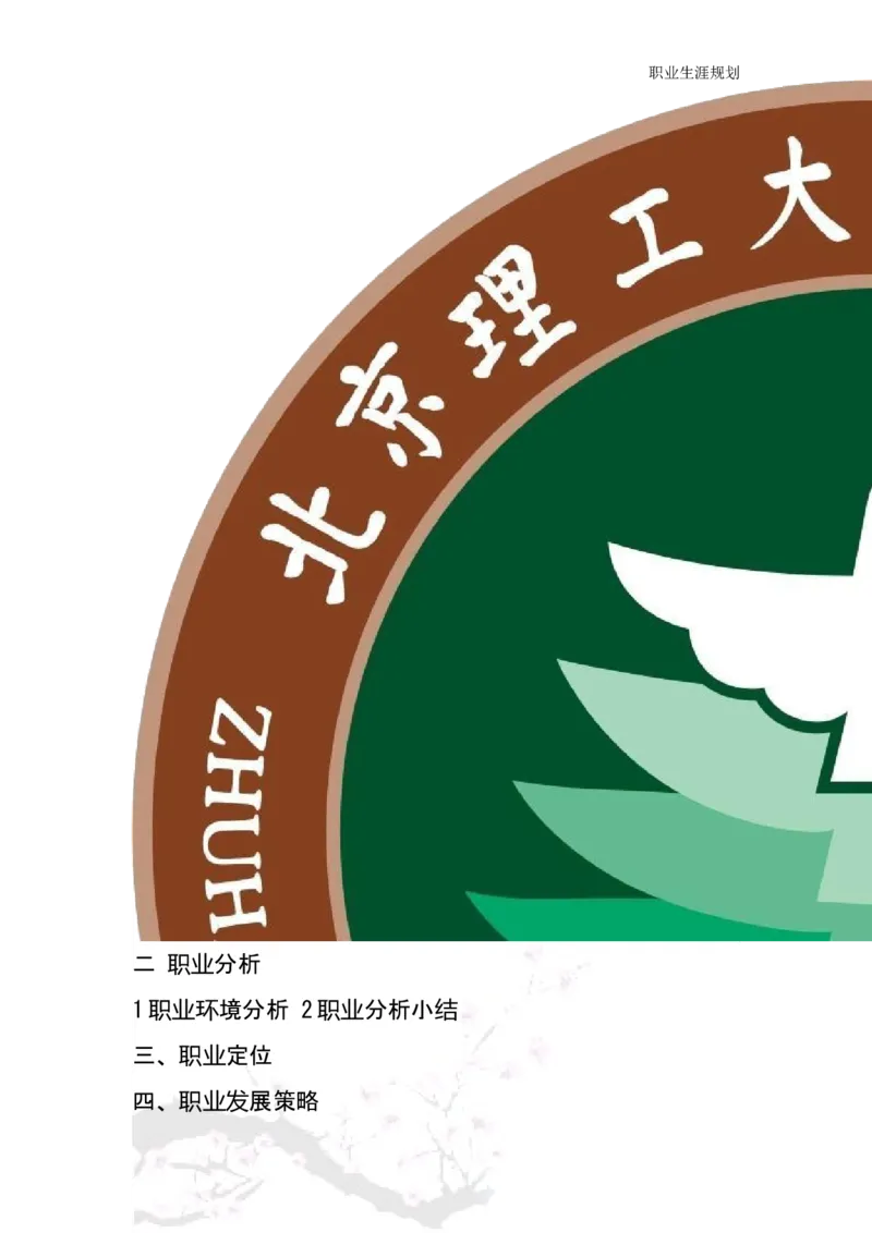 商务日语职业生涯规划书_E6-职业规划_05日语专业