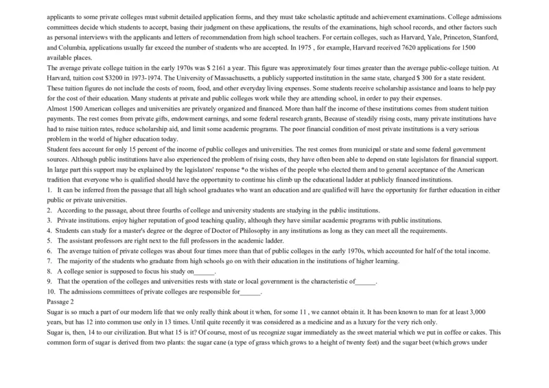 大学英语四级阅读200篇_英语四六级整合_英语四六级真题版本二此版为主此文件夹会持续更新_四六级单词汇总_四级单词_赠四六级加油包_阅读