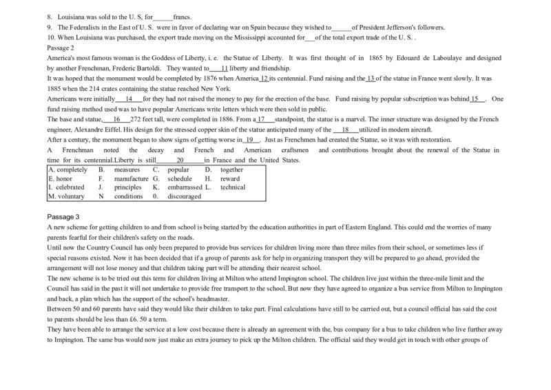 大学英语四级阅读200篇_英语四六级整合_英语四六级真题版本二此版为主此文件夹会持续更新_四六级单词汇总_四级单词_赠四六级加油包_阅读